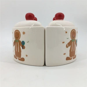Kitchen accessories Ceramic storage spice jar set