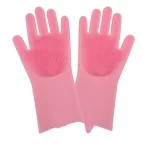 Kitchen Durable Silicone Rubber gloves for  hand-washing and cooking cleaner