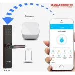 KJ013H17 High Security Biometric Fingerprint Smart Door Lock TTLock APP Remotely Control Anti-theft Intelligent Door Lock