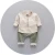 Import KST1625 cute children clothes set high quality baby boys shirt pants clothing set from China