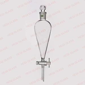 Laboratory glassware Pear-shape Separating Funnel with PTFE stopcock