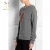 Import Ladies Intarsia Knitting Gray Cashmere Sweater Custom Design Sweater from China