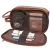 Import Large Size Cosmetic Wash Bag Men Compartments Leather Makeup Bag Hanging Waterproof Travel Washing Bag from China