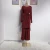 Import latest design 2 pieces Islamic Clothing Women Muslim Dresses Abaya from China