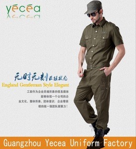 latest Rip-stop royal Twill Cotton security guard military uniform