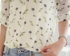 Latest woman design shirts ladies new fashion chiffon blouse