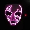 Led Glowing Mask Cosplay Dance DJ Supplies EL Wire Party Mask for Halloween