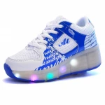 LED Light Wheel Shoes YUNTI  Roller Sneakers Shoes with Wheels for Kids