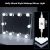 Import LED Makeup Mirror Light LED Hollywood Mirror Bulb LED Bedroom USB Dimmable Wall-light 10 Bulbs Vanity Lamp from China