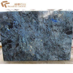 Lemurian Labradorite Blue Granite Slab for Countertops