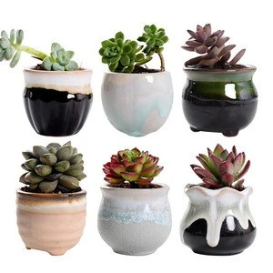 Lightweight  Small Bonsai  Sublimation  Balcony  Eco Friendly Flower Pots Planters Indoor Pots Planter