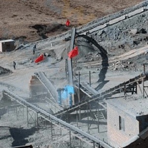 Limestone Crushing Plant Iron Ore Product Line Industrial Rock Crusher