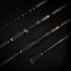 LINNHUE 1.8m 2.1m Fishing  Rod 7 Section Travel Ultra Light Carbon Casting  Rod Lure 5-35g Fishing Tackle MH Spining Rod