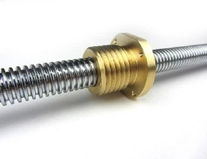 Long service life Chrome plating smooth lead screw Tr16x3