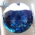 Import loose gemstone round natural blue sapphire from China