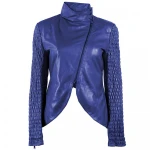 Loose Women Long Belted Leather Jacket New Design Beautiful Casual Hot Sale Products 4.911 Reviews 16 Buyers Bomber Jacket