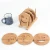 Import Lovely Face Round Bamboo Wooden Tea Cup Saucer from China