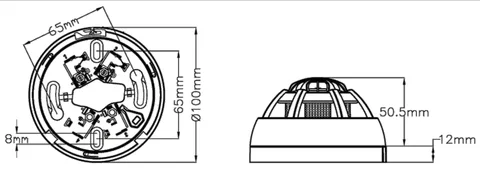 Buy Lpcb Approved Digital Type Multi Criteria Detector, Addressable ...