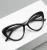 Import Luxury sun glasses river 2021 optical eyewear cat eye eyeglass frame from China