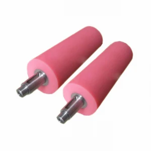 Machinery parts PU roller converting rubber coating roller for laminating machine