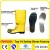 Import Made in China factory good quality and price high-ankle rubber waterproof steel toe cheap PVC rain boots SA-9302 from China