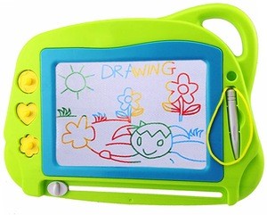 Magnetic Drawing Board Set for Kids and Toddlers. Large 15.7 Inch Magna Doodle Writing Pad Comes with a 4-Color