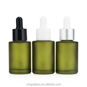 Mannufacturer frosted 10ml 20ml 30ml glass bottle customized 50ml dropper bottles skincare packaging essential oil bottle
