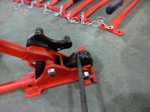 Manual rebar rod  cutter bender