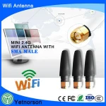 Manufactory rubber duck 2.4ghz antenna 2dB 5cm mini size with sma connector