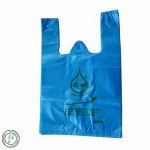 manufacture LDPE HDPE transparent custom own logo printing biodegradable t shirt plastic bags wholesale