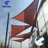 Manufacturer produce shade sail 100% virgin HDPE + UV  protection triangle or square sunshade sail 5 years using life