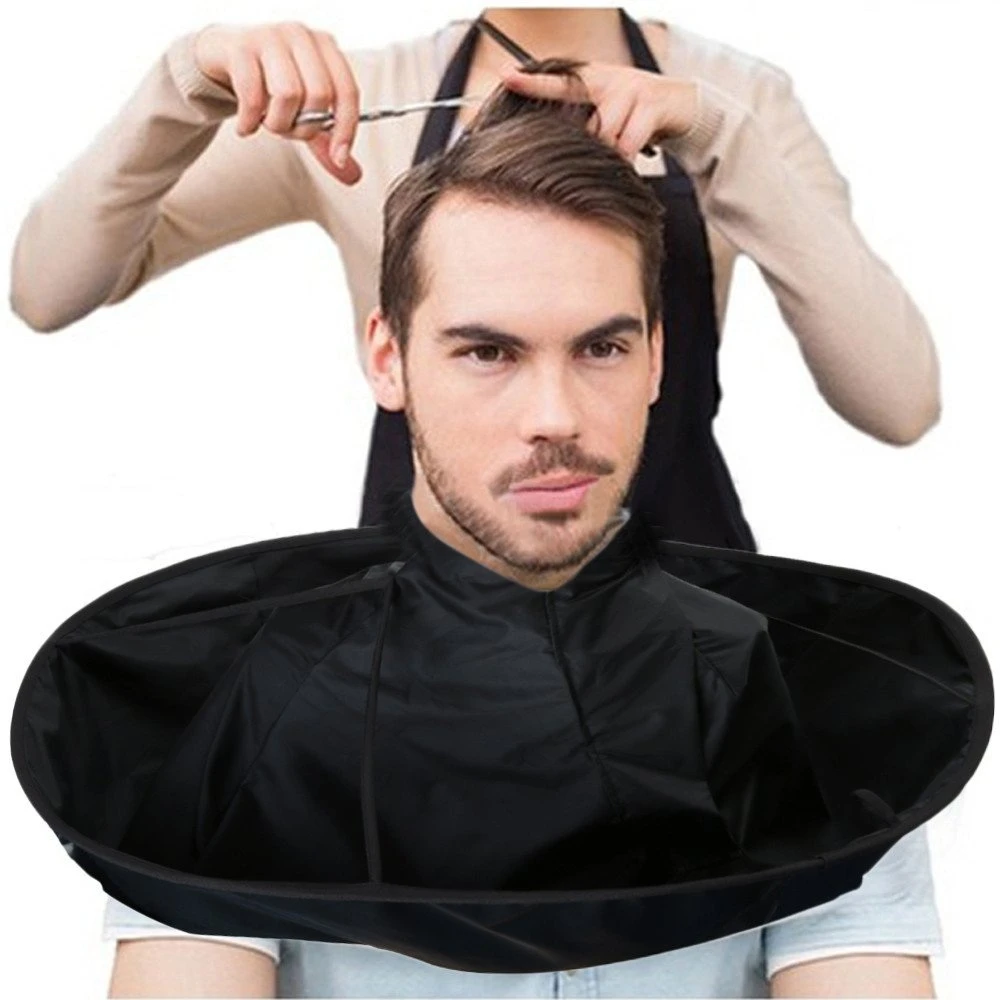 manufacturer wholesale Home use hair cutting cape waterproof hair cutting apron hair catcher for kids and adults