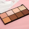Manufacturers custom fashion 8-color highlight repair shadow tray cheap makeup tray