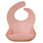 MARCH EXPO Hot Sale Waterproof Silicone Baby Bib Soft Bandana Bib Manufacturer Baby Food Bib