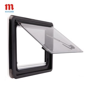 MAYGOOD SX-R7.5 latest style high strength plastic frame aluminum caravan window and camper parts window