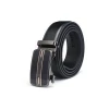 Men&#39;s  Ratchet Genuine Leather  Belt  with Automatic Buckle