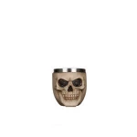 Men's retro skull whiskers bubble bowl