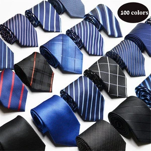 Mens Polyester Striped Neck Tie for Wholesale