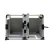 Import metal aluminum silver black small or big dogs double-door transport box dog cage from China