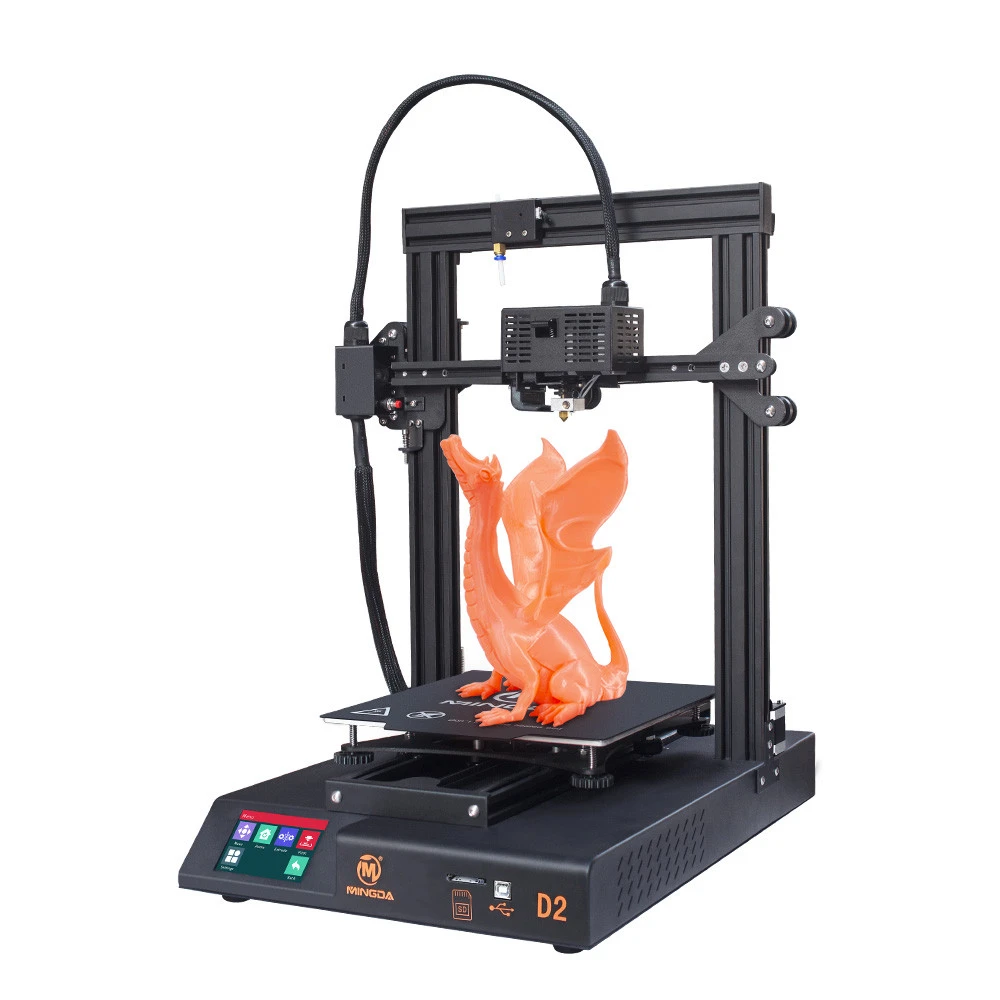 MINGDA D2 Dropshipping Low Cost DIY 3d Printer New 230*230*260mm High Resolution 3D Printer 3D Model Printing,3d Model Making