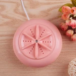 Mini travel portable lazy laundry ultrasonic turbine washing machine