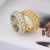 Import Missjewelry Hot Selling Hip Hop Finger Gold Mens Colorful Stone Unique Design Diamond Ring from China