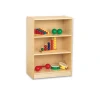 Mobile Montessori Cabinet Small Single Storage Unit for Books or Blocks Storage