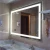 Import Modern bathroom defogger led bath mirror for hotel from China