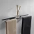 Import Modern Black Two Arms Bathroom Accessories Set Dual Towel Bar from China