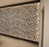 Modern  Botanical Design Stainless Steel Wall Panel Room Divider