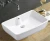 Import Modern Cabinet Countertop Bathroom Ceramic Hand Wash Basin from China