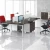 Import Modern Commercial Office Furniture 4 Seater Metal Frame Leg Office Desk from China
