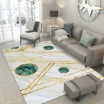 Modern Rugs High Quality Super Soft Fur Rug Morden  Anti-Slip Carpet Living Room Washable Rugs
