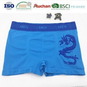 Modern style men Underwear. mens Boxer short seamless boxer mens briefs blue color